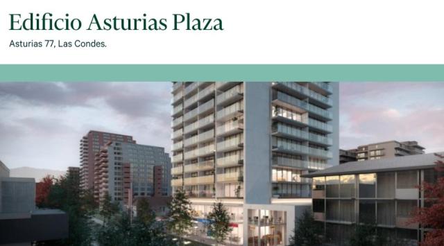 Arriendo de Oficina Málaga Asturias Av. Apoquindo en Las condes